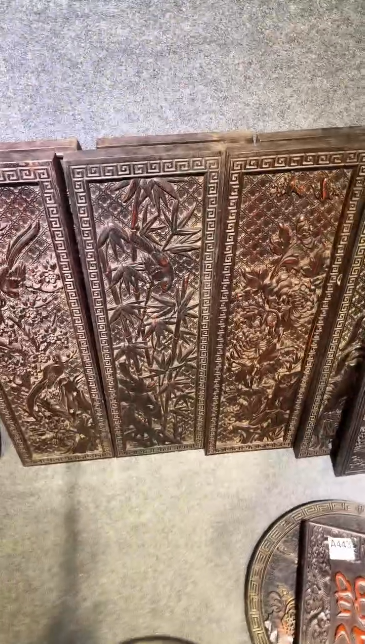 花梨木类紫檀拆件雕刻板以直播间实物为准443