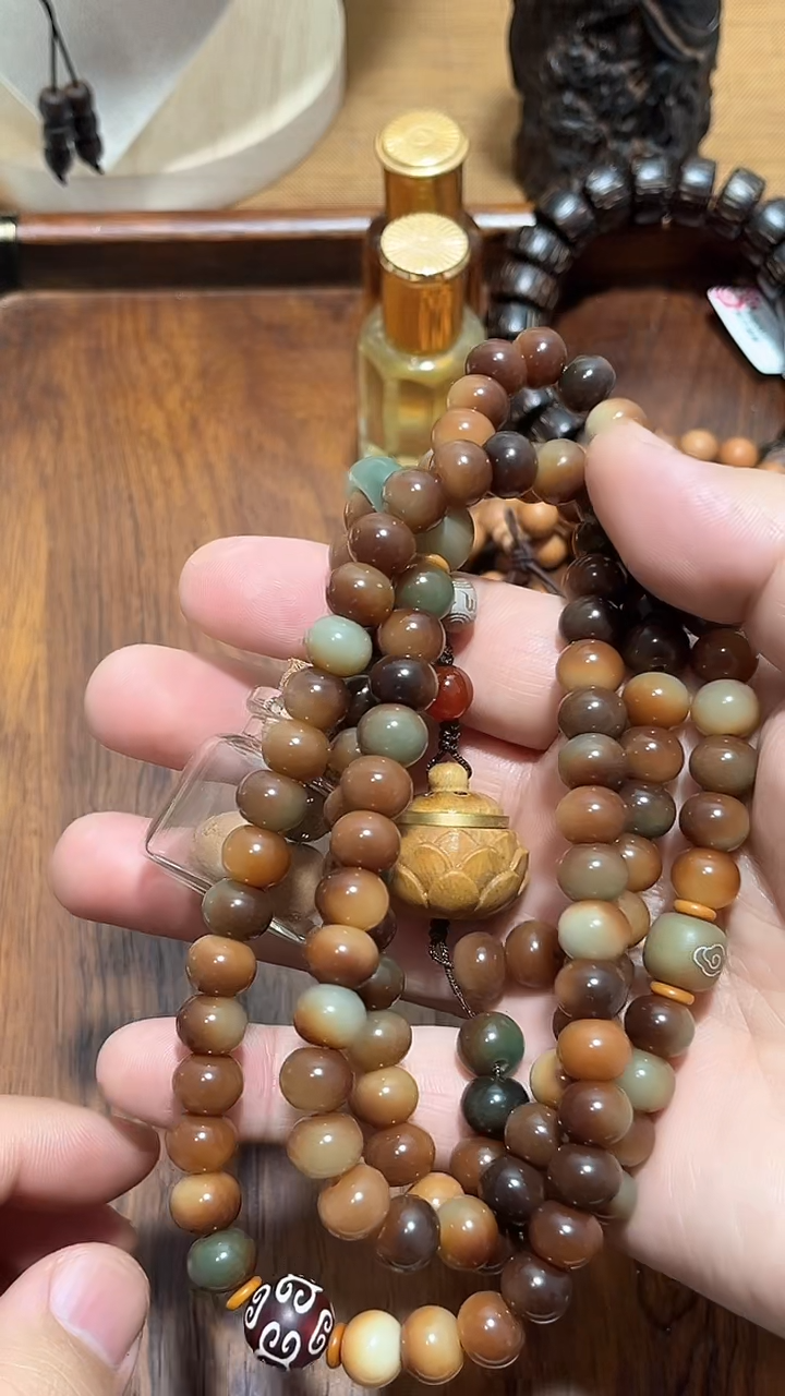 【闪购商品】檀香木精品推荐敦煌飞天多圈手串