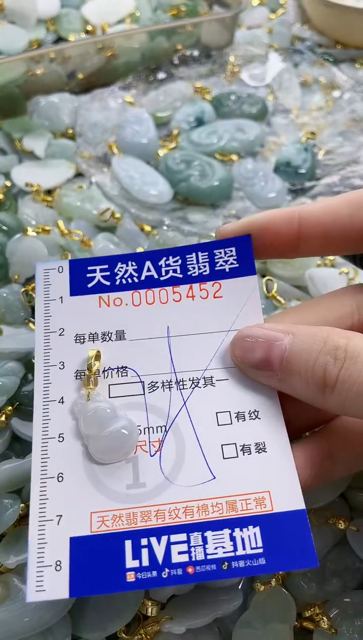 颈饰未镶嵌翡翠天然A货翡翠