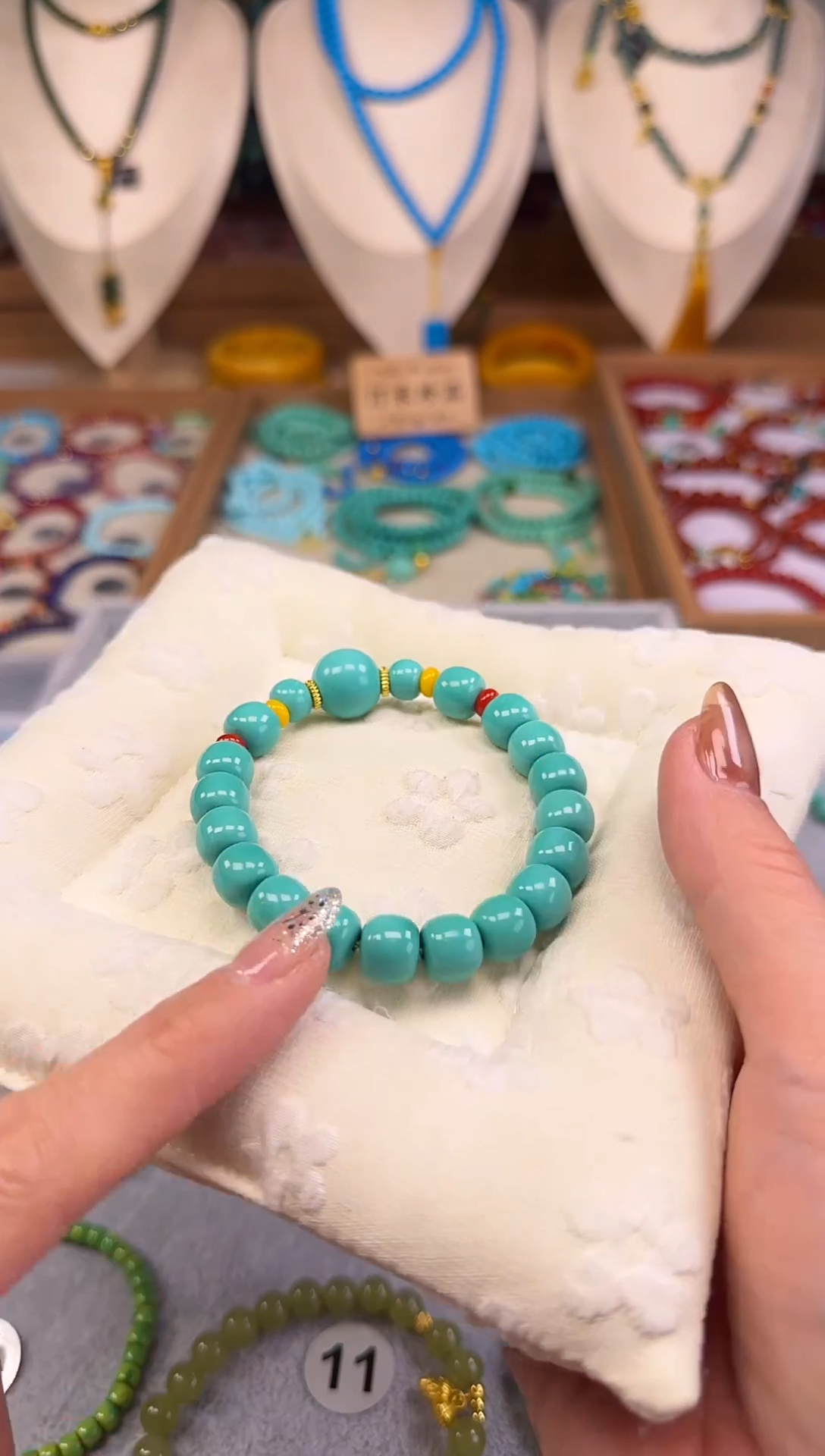 大漆工艺品手串/手链汀禾珍品——90