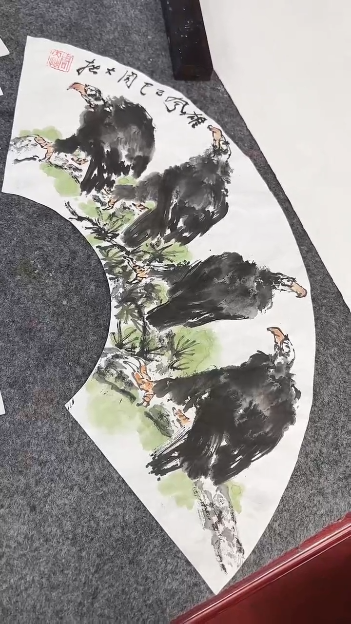 国画周大拙/国画/花鸟