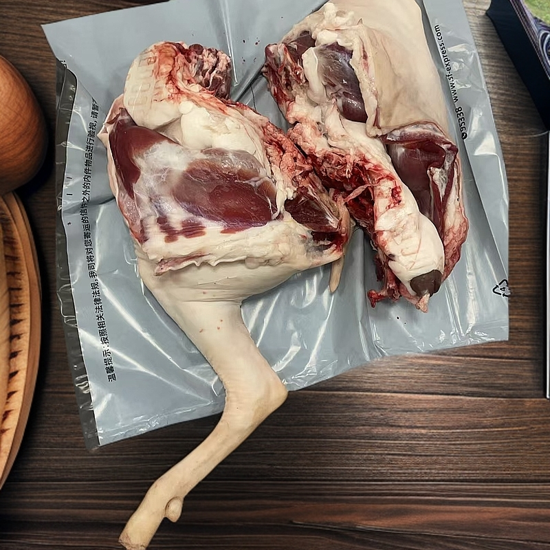 【村支书姚其飞】精品黑山羊羊腿肉现场称重现切