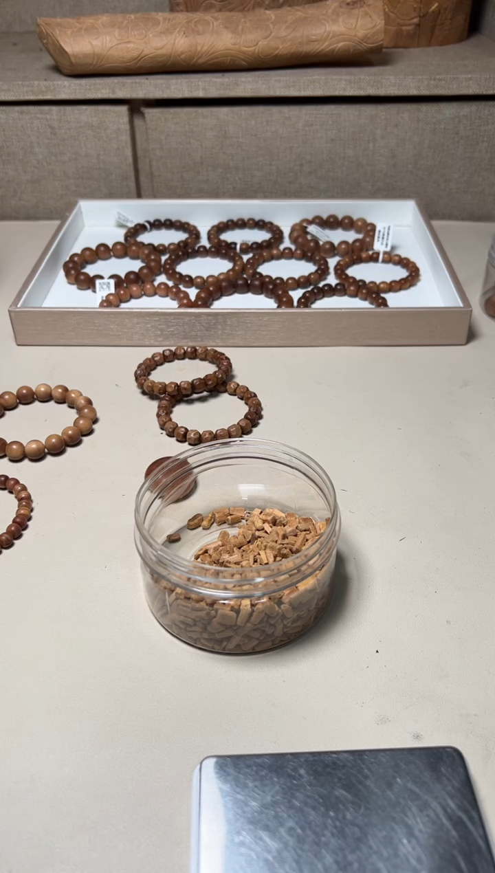 檀香木手串/手链老山檀香颗粒料10克装