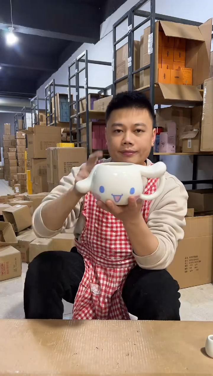 【闪购商品】杯陶瓷玉桂狗头杯