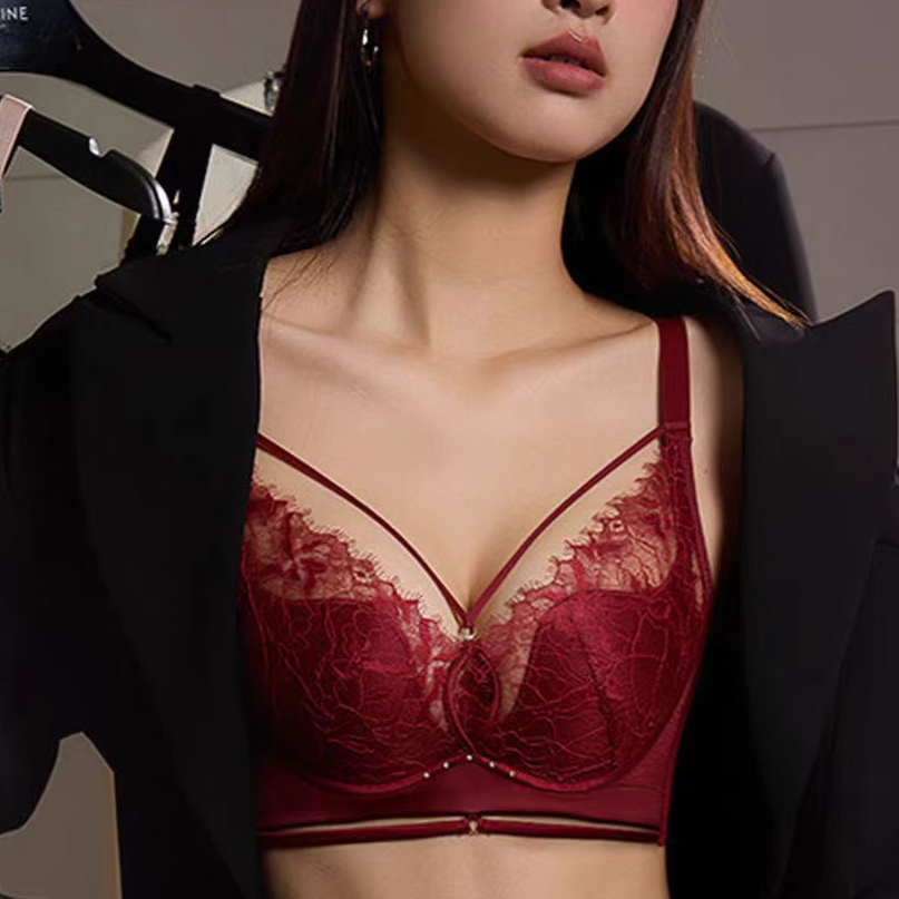 【聚拢王三代】芒果杯薄杯聚拢防外扩法式性感软钢圈透气内衣 3336