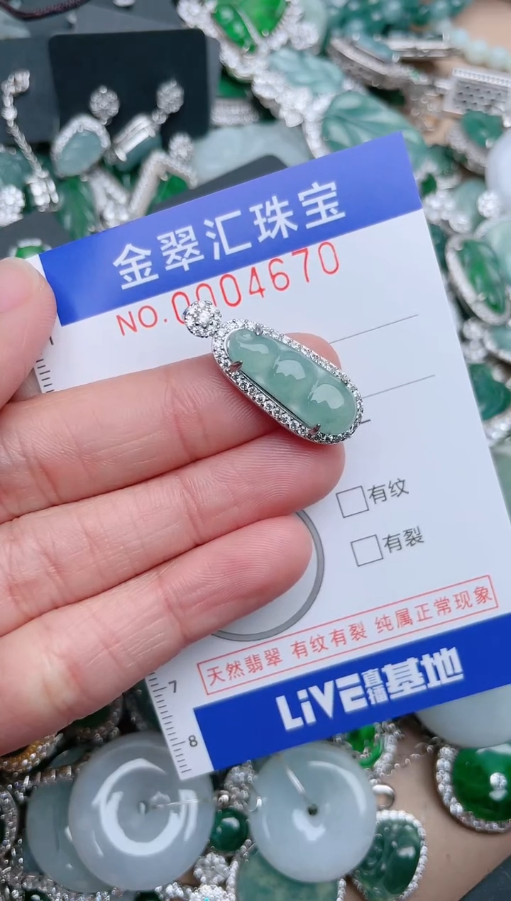 【闪购商品】翡翠颈饰未镶嵌4670......
