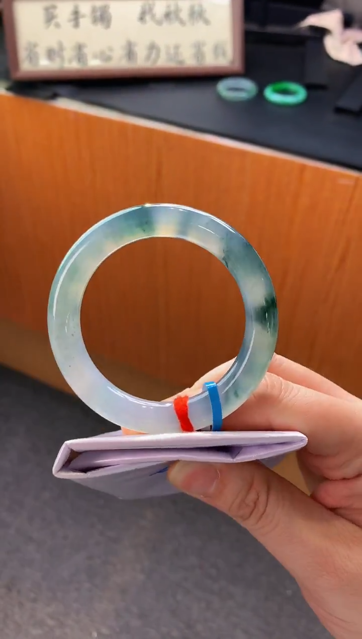 未镶嵌手镯翡翠-Q98 圈口 52.4 全款8.3万 定金2万