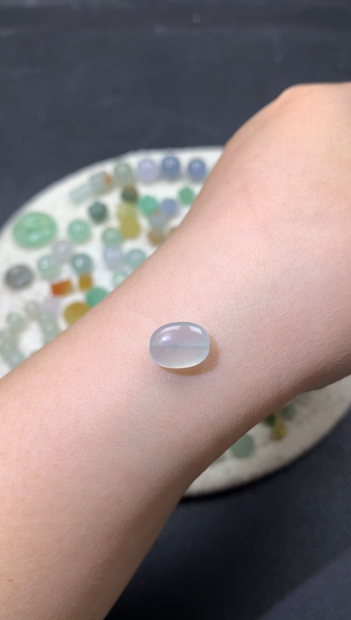 【闪购商品】定制翡翠未镶嵌珠子10.9*8.2*4.7