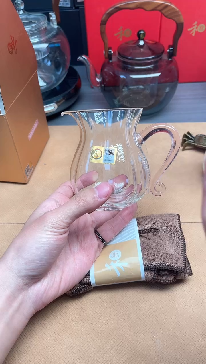 【闪购商品】禾器/蔓妍茶海/浅粉加茶巾