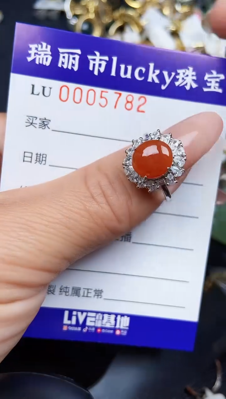 翡翠银S925镶嵌颈饰5782