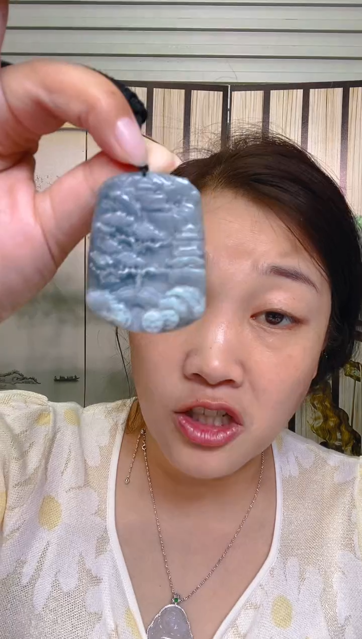 翡翠未镶嵌颈饰LL翡翠吊坠4-02