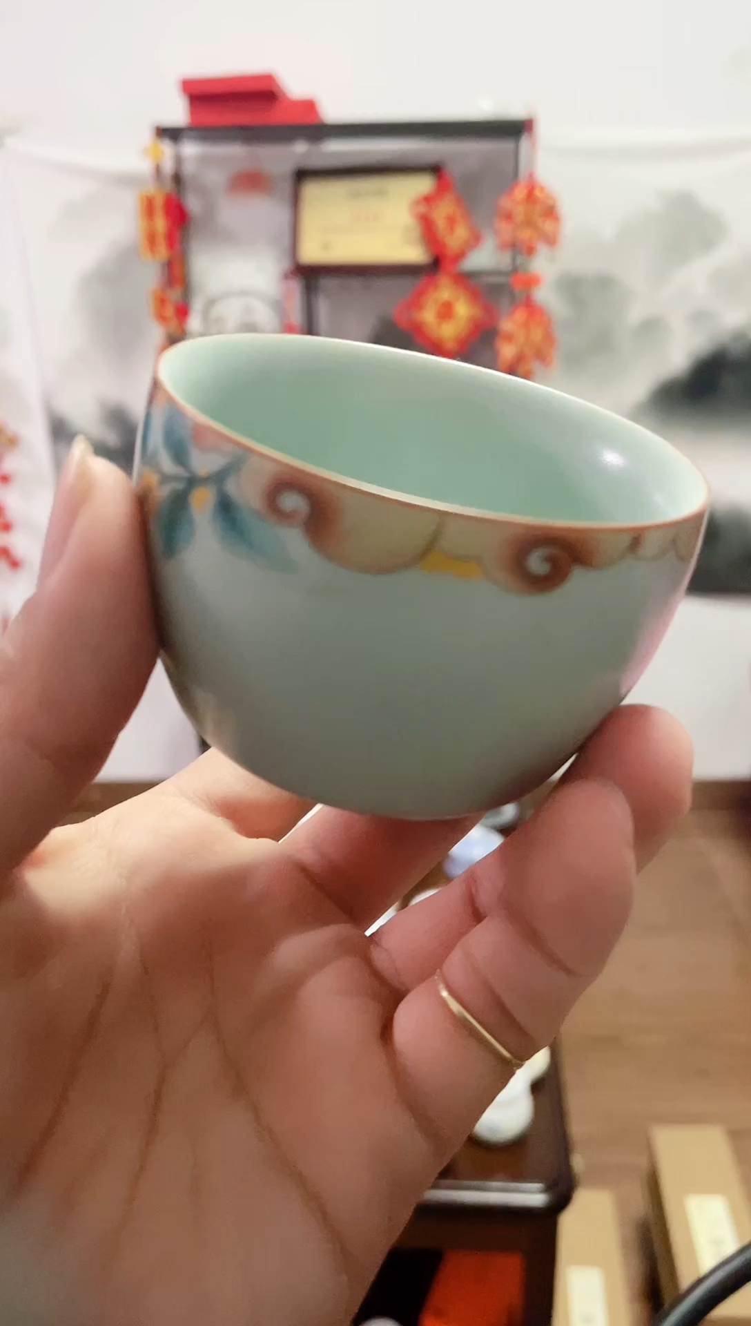 【闪购商品】【瓷心匠物】直播间福利专款青汝桂枝马蹄杯