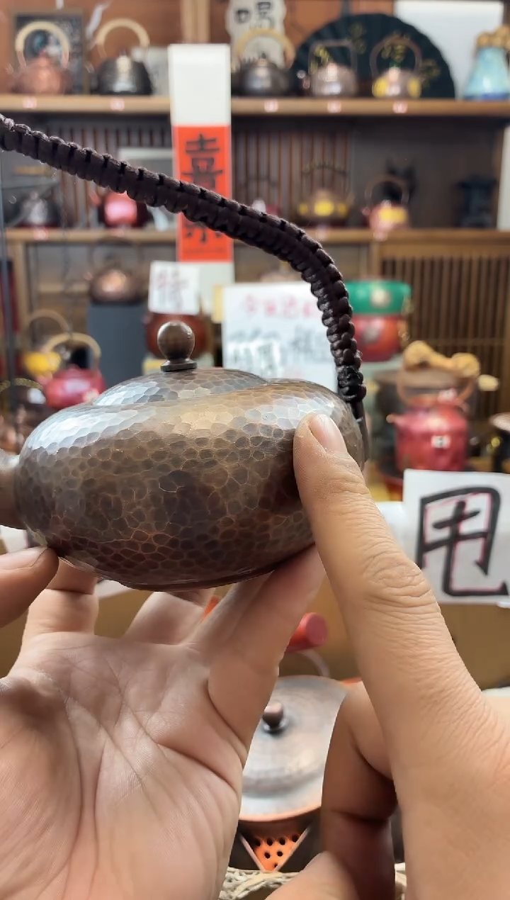 400毫升飞天老铜壶纯铜高端加厚清仓 