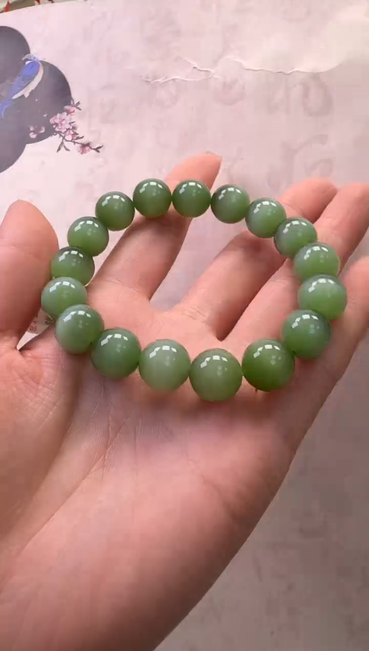 【闪购商品】和田玉（碧玉）手串未镶嵌手串