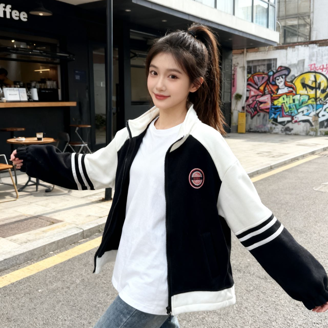 9590739高端专享儿童冬季棒球服黑色（靠谱）