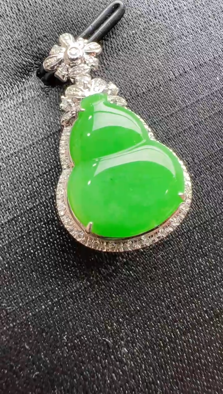 【闪购商品】翡翠吊坠(不含链)18K金镶嵌多样性团购发一件