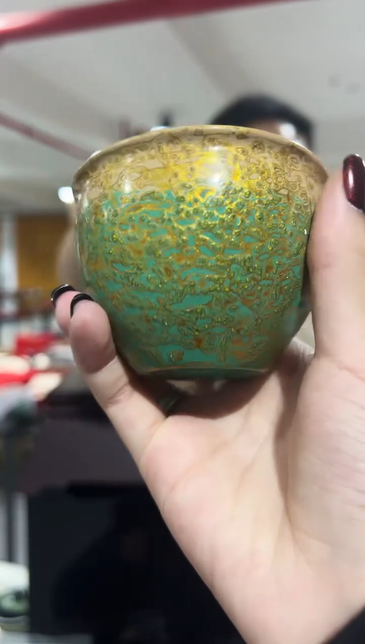 春意盎然主人杯（微瑕）-太古大漆