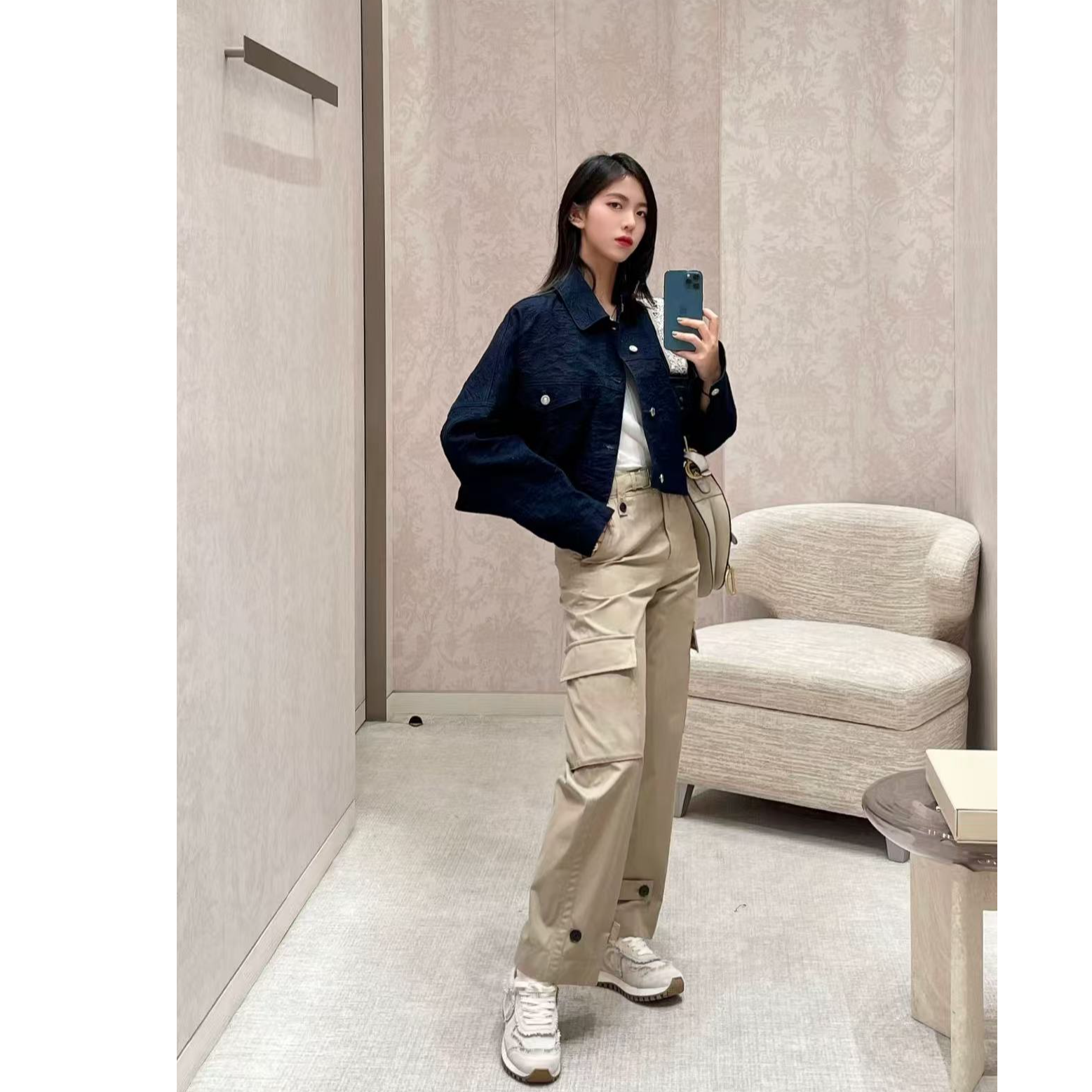 未使用 DIOR/迪奥 双双臻选/ck10037/迪奥工装裤/38码