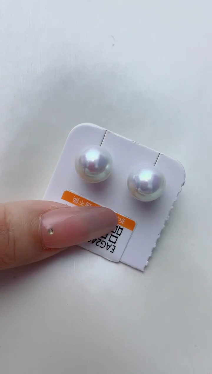 【闪购商品】淡水珍珠耳饰银S925镶嵌A6