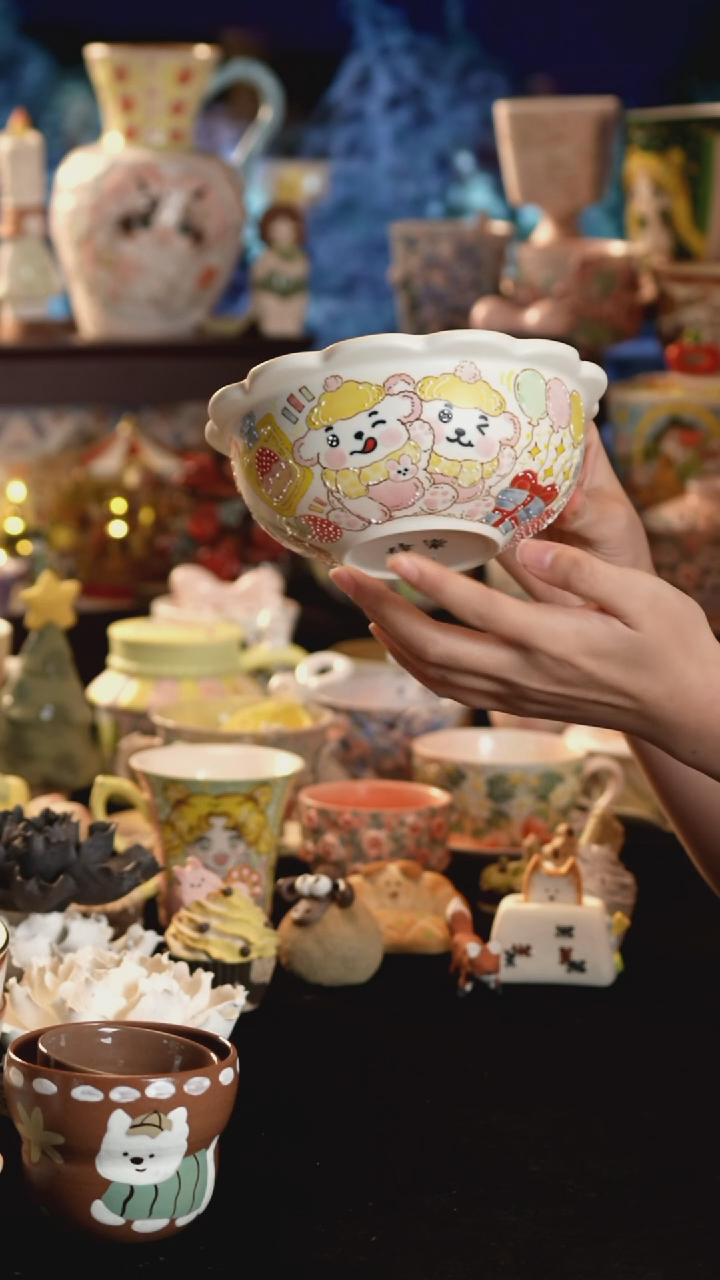 其他陶景德镇釉下彩手绘设计师款陶瓷