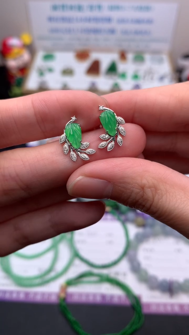 【闪购商品】定制翡翠18K金镶嵌模式推广期24小时鉴赏期