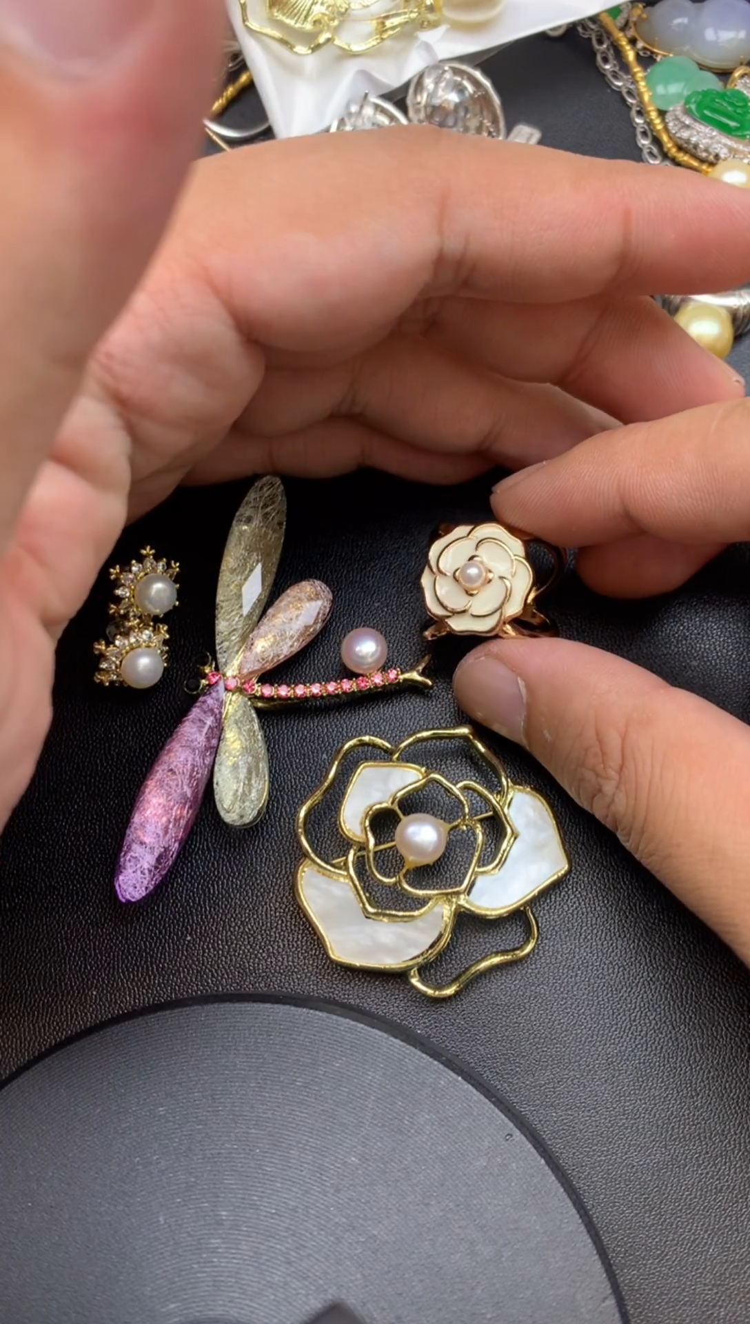 颈饰未镶嵌淡水珍珠?***?luck商品不退不换