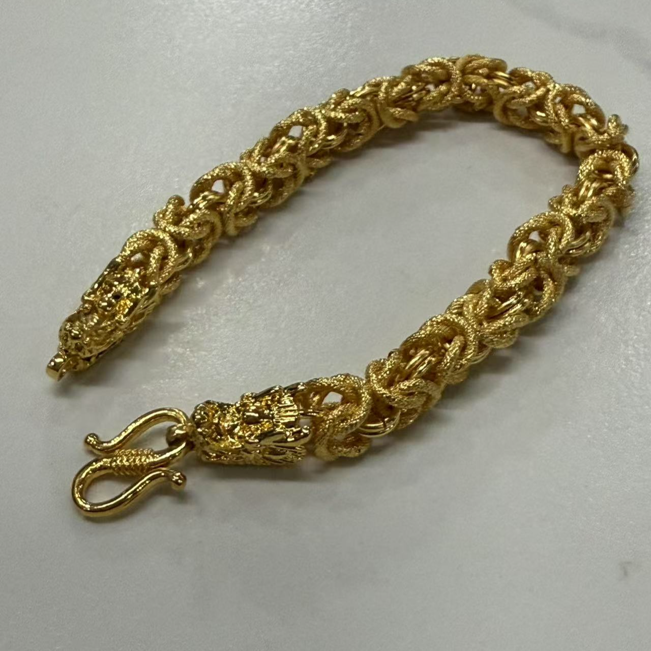 FC  024 龙头龙纹男手链