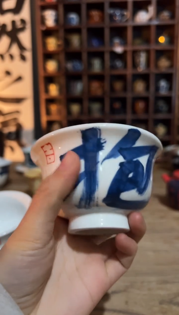 【闪购商品】观云听雨原创手绘茶具