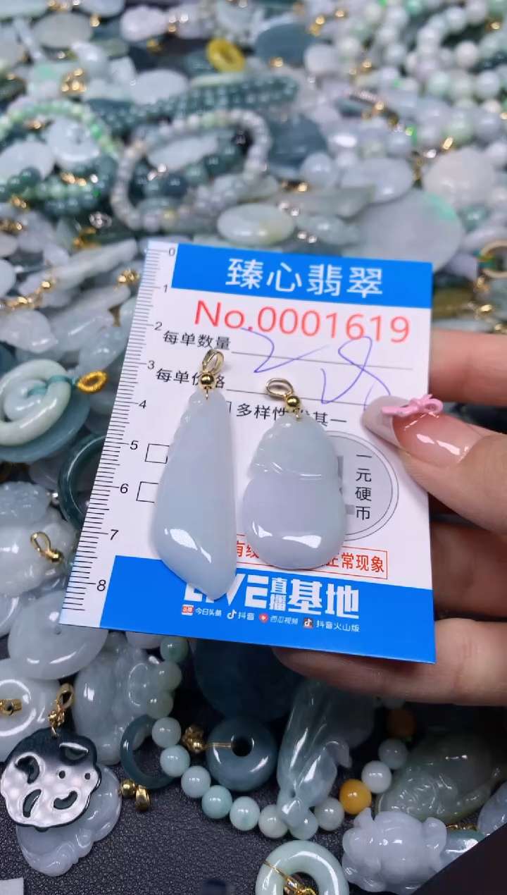 【闪购商品】翡翠颈饰未镶嵌含绳0001619