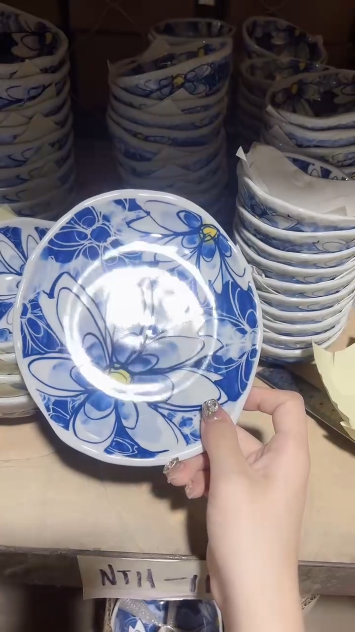 盘有田烧肥前17cm碟进口一个
