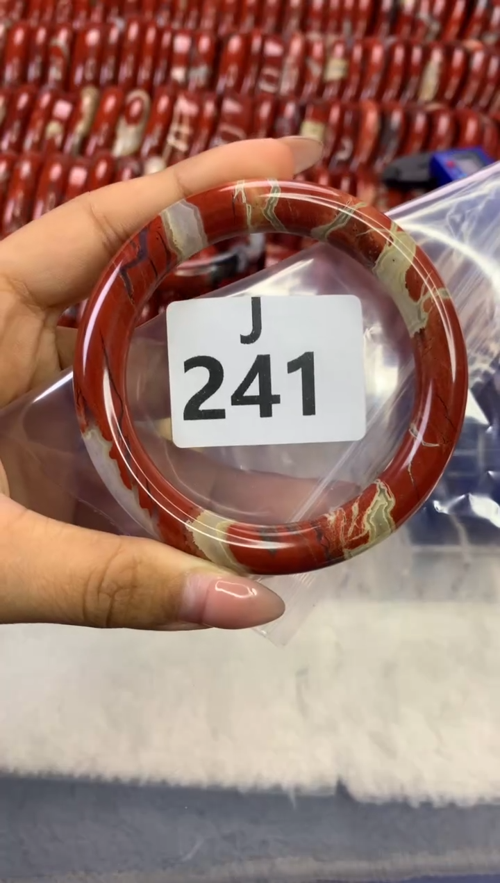 【闪购商品】碧石红碧石手镯未镶嵌241-57