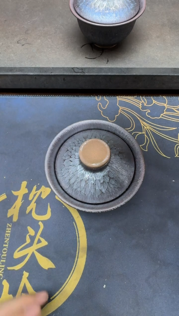 【闪购商品】茶盏徐长和铠甲盖碗127