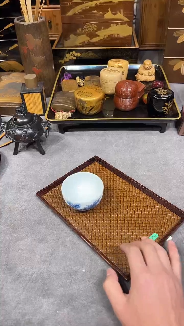 皮质干泡盘 大漆漆器大漆漆器