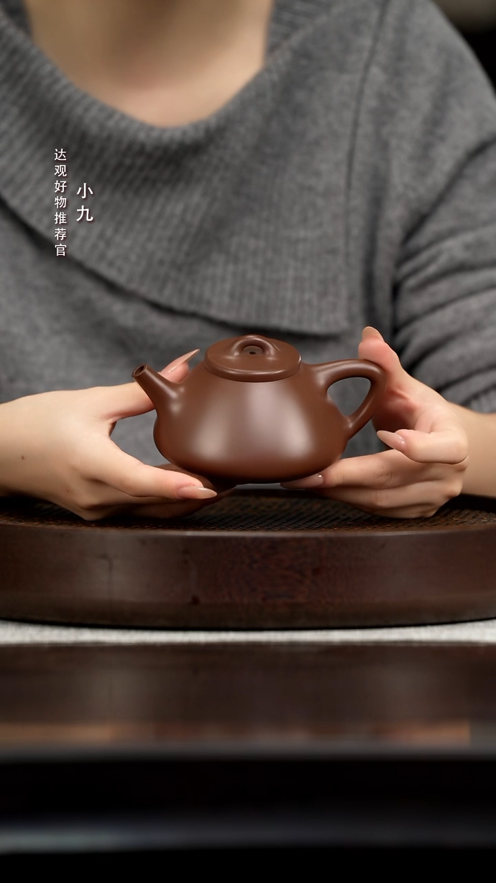 九DG11耕砂堂陈志群子冶石瓢深井老紫泥240