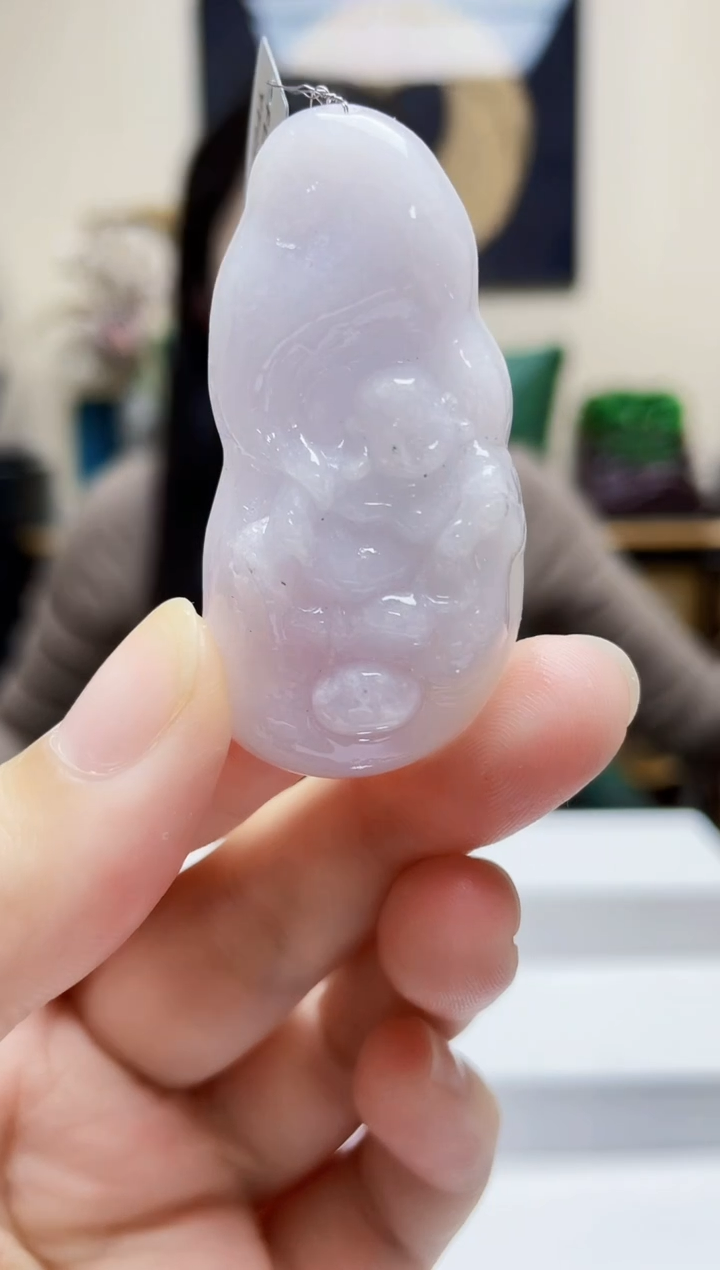 颈饰未镶嵌定制翡翠吊坠1