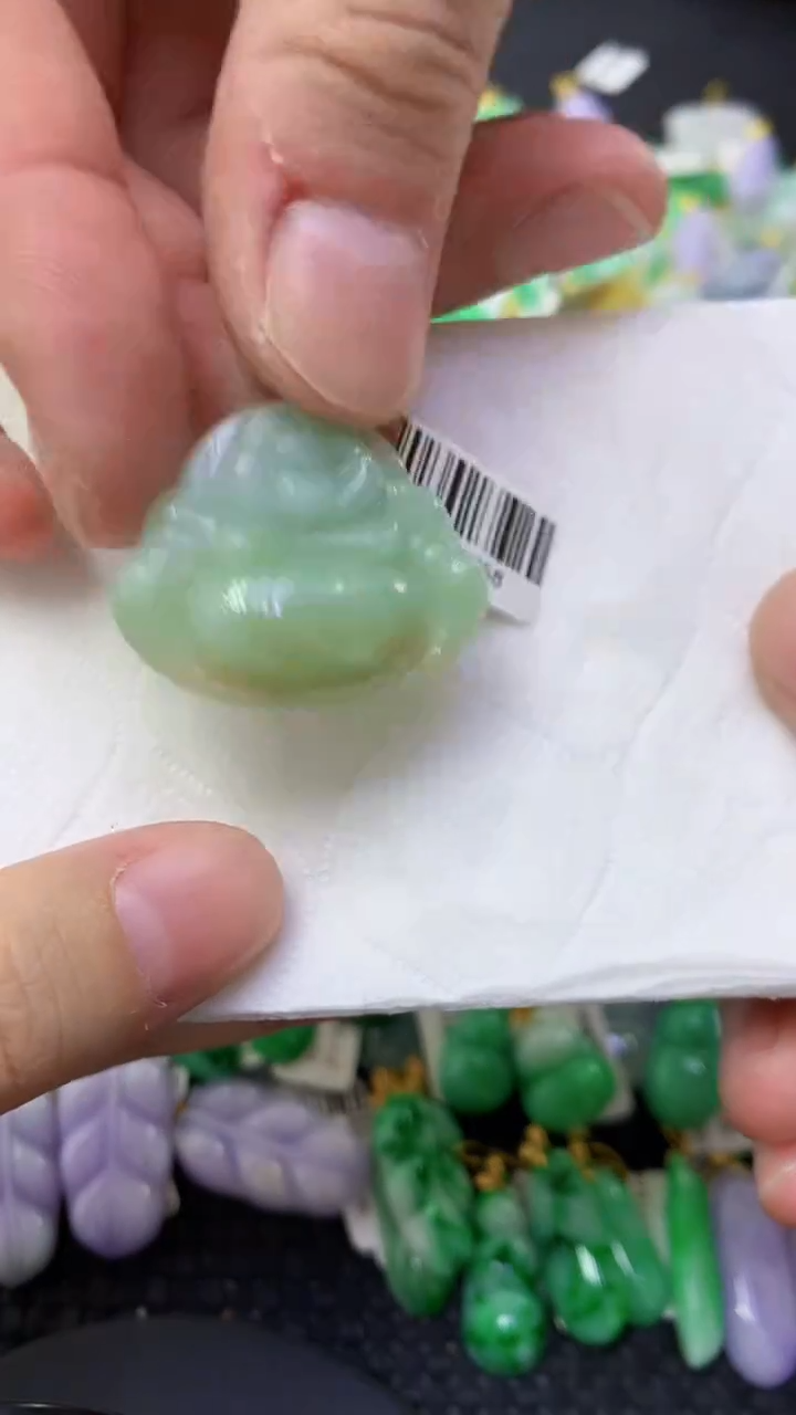 颈饰未镶嵌翡翠天然缅甸翡翠A货