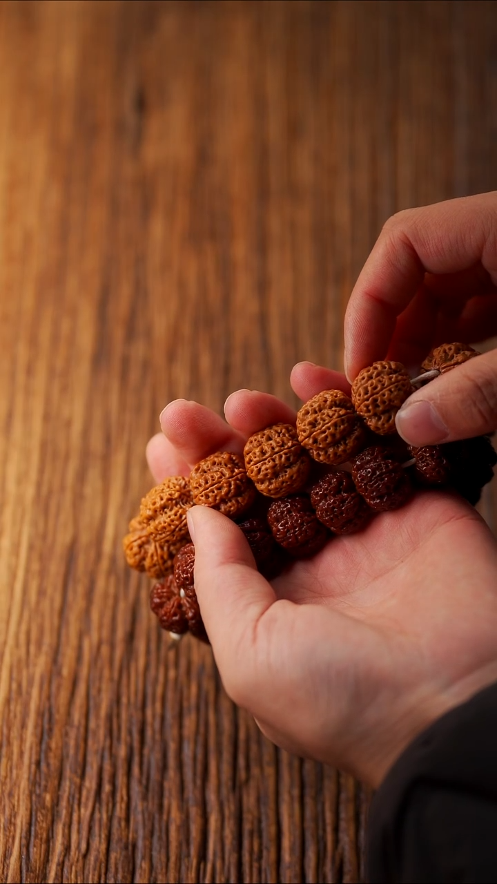 手串金刚菩提23mm 标款梁产区 大金刚菩提手串 