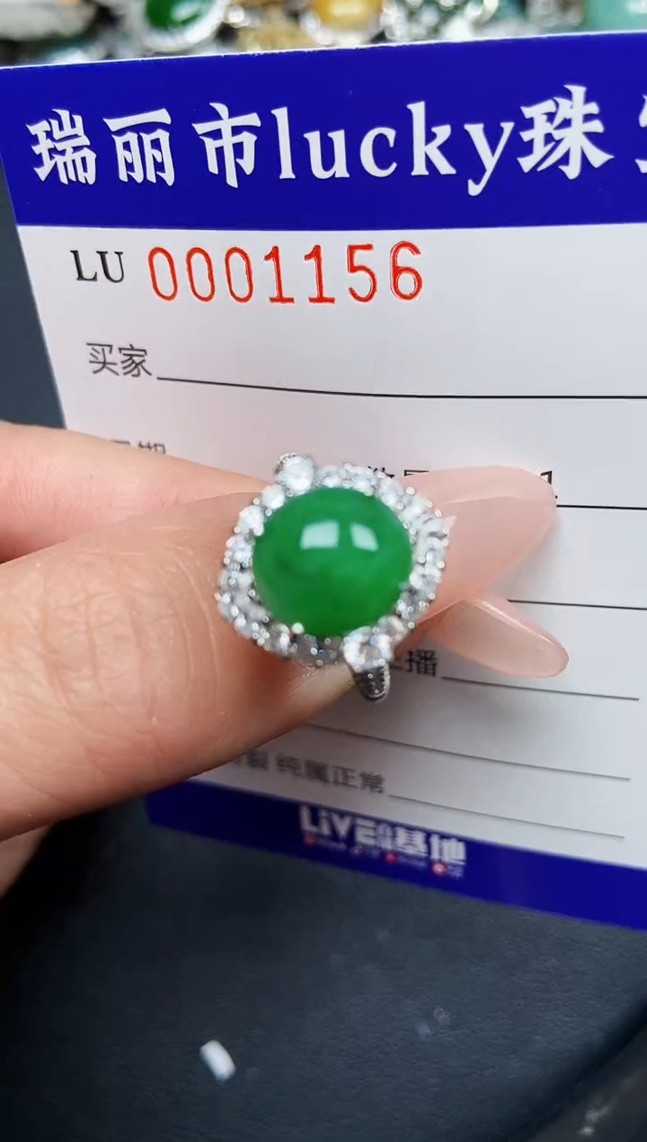 【闪购商品】翡翠颈饰银S925镶嵌1156