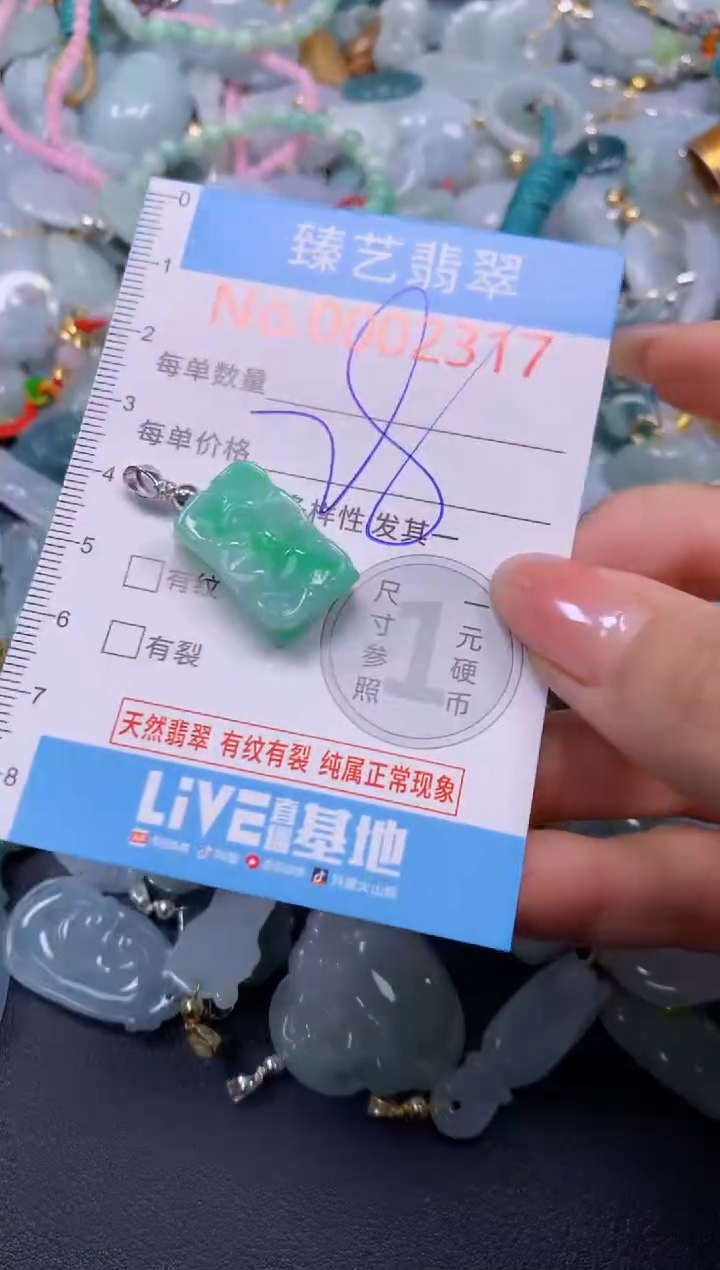 颈饰未镶嵌翡翠2317
