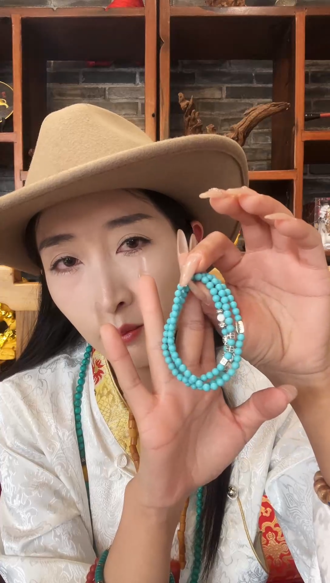 非金属无仓央梅朵 藏式 手串