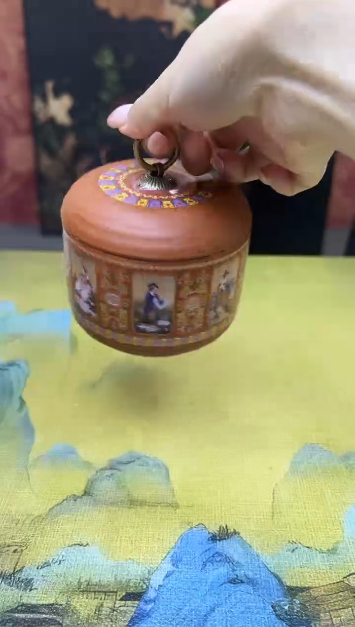 四大美人茶叶罐   