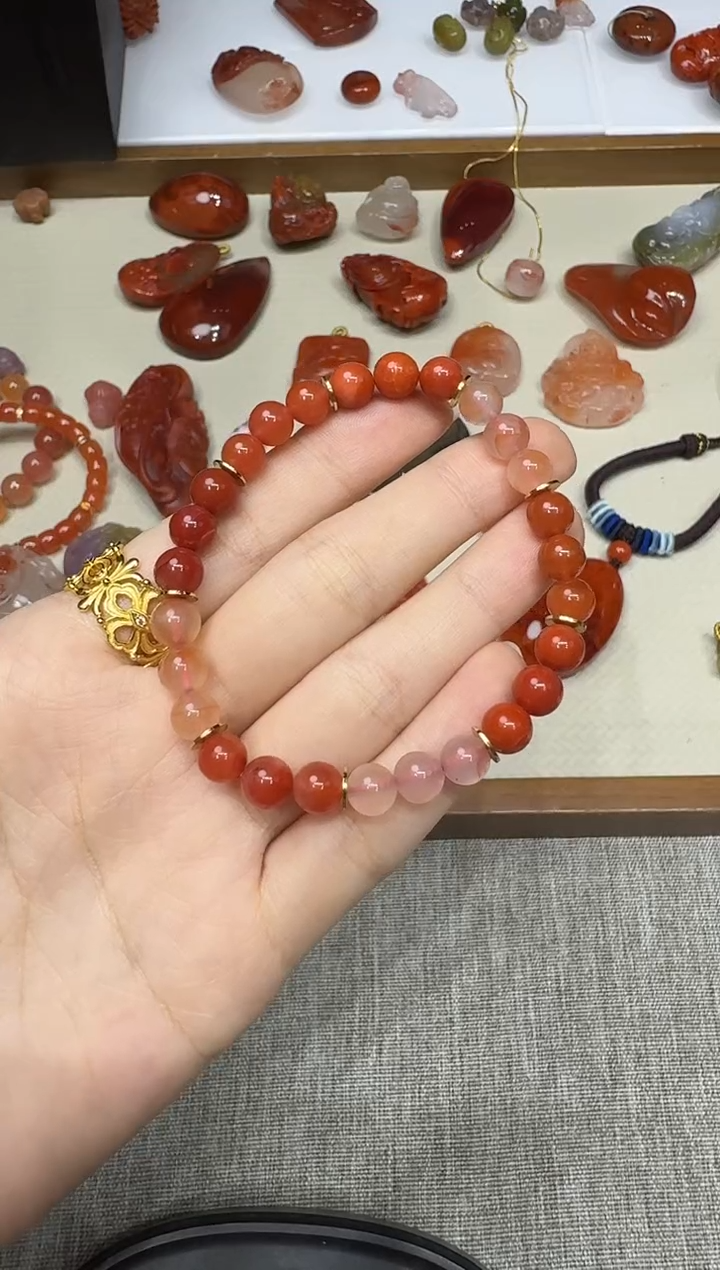 未镶嵌手串南红玛瑙X1121-466-524