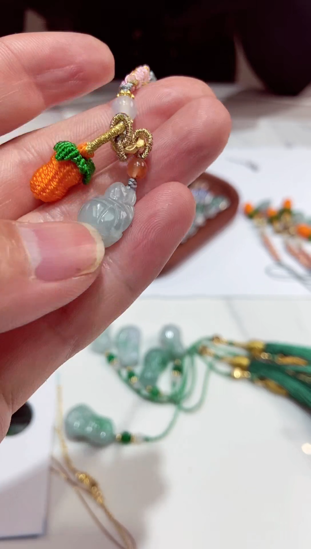 颈饰未镶嵌翡翠翡翠手机挂