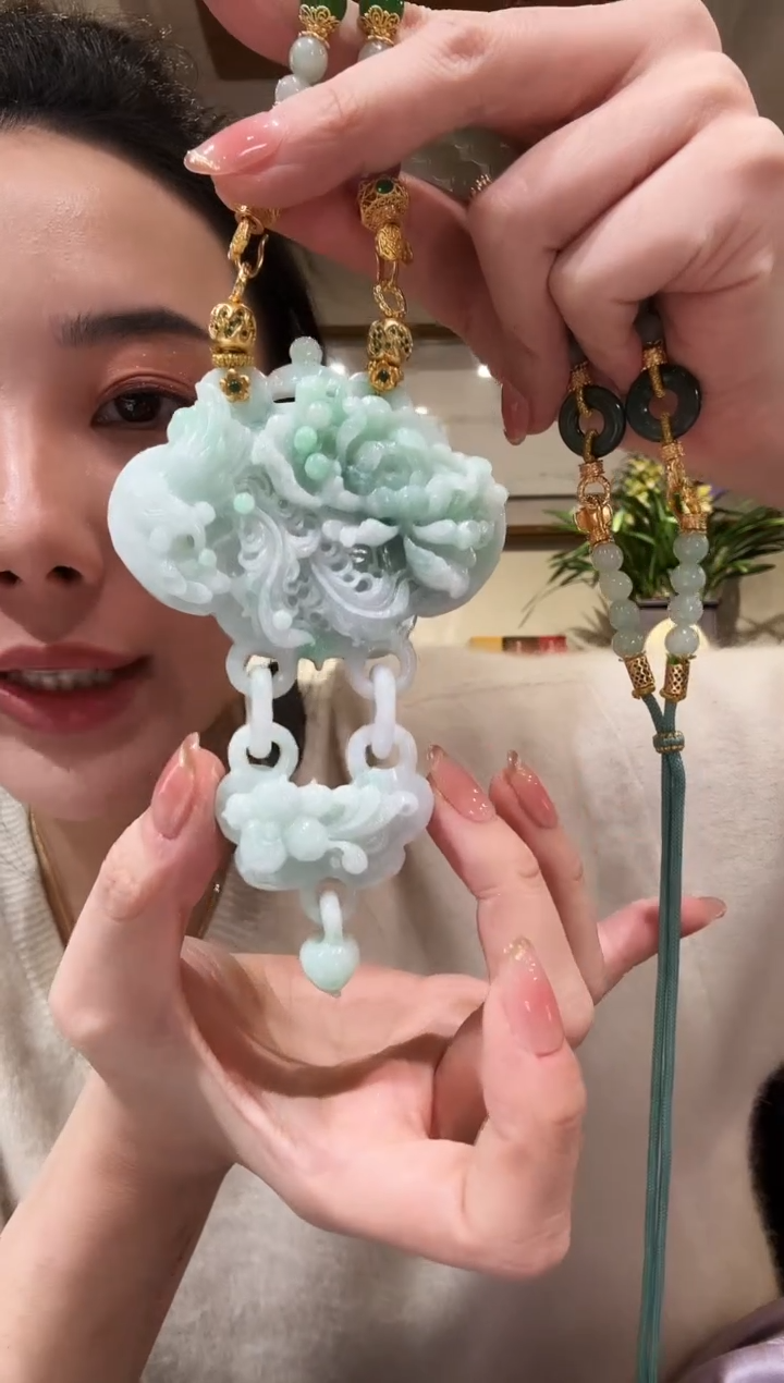 【闪购商品】翡翠颈饰未镶嵌国风