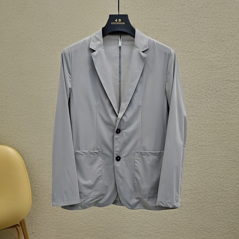 【西服皮肤衣6861】男士夏季商务通勤休闲户外时尚防晒衣皮肤衣西服