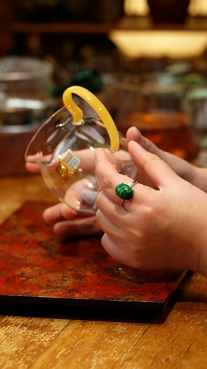 【闪购商品】禾器/晶彩美满茶海/金玉色/定制款