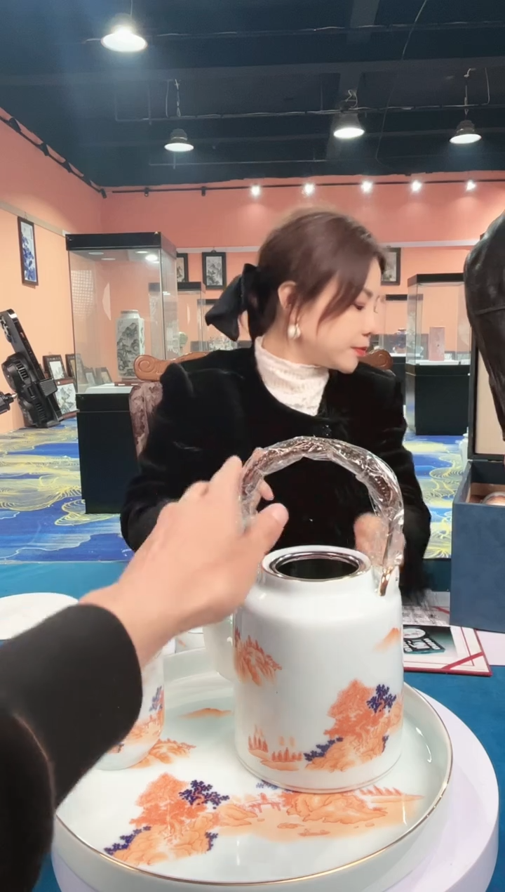 【闪购商品】陶瓷手绘茶具