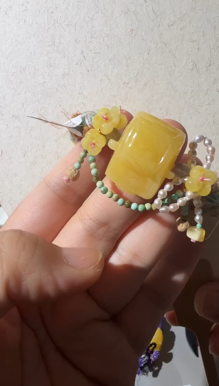 手链蜜蜡未镶嵌蜜蜡手链