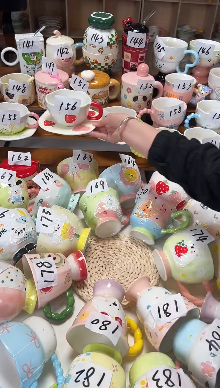 陶瓷无盖款156景德镇楠来北往工厂店