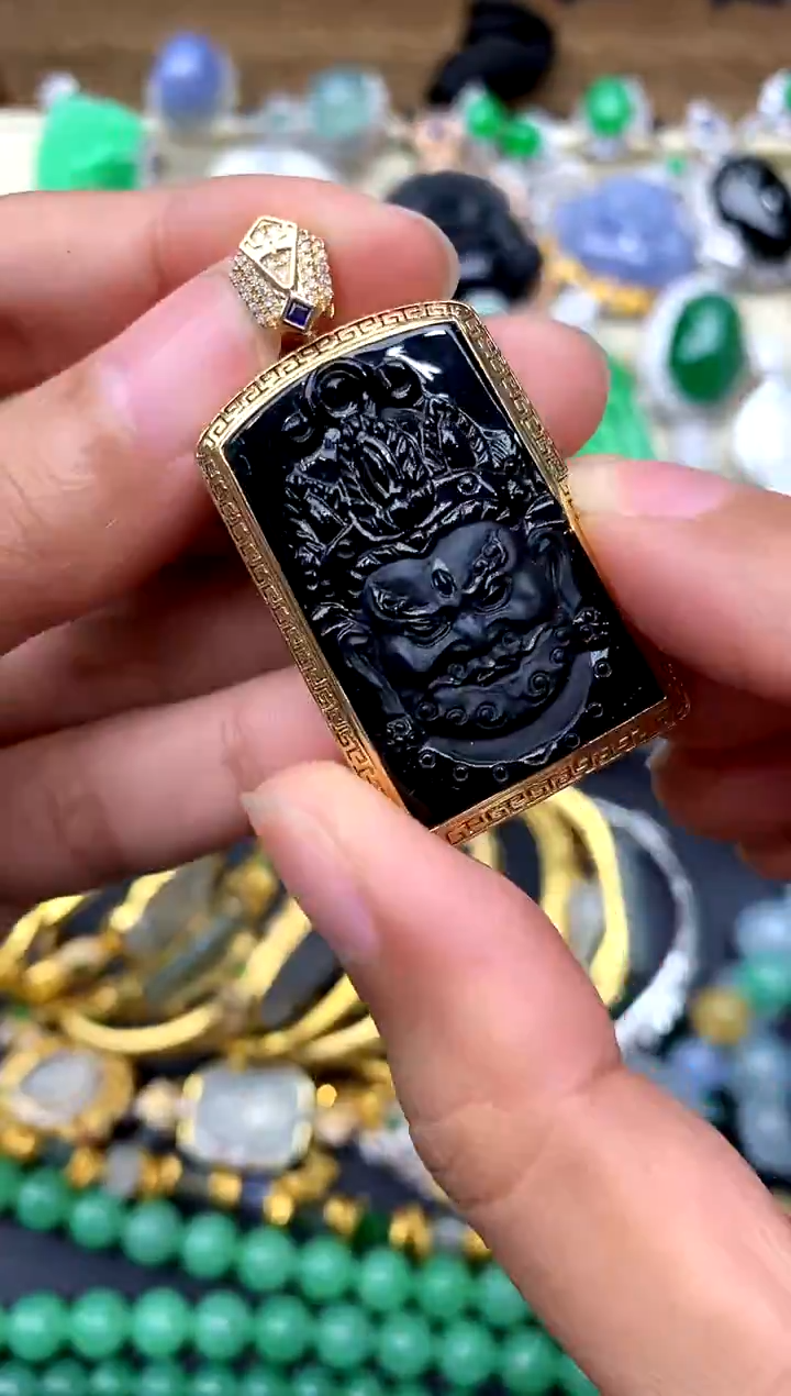 【闪购商品】翡翠颈饰18K金镶嵌446-中国好珍宝